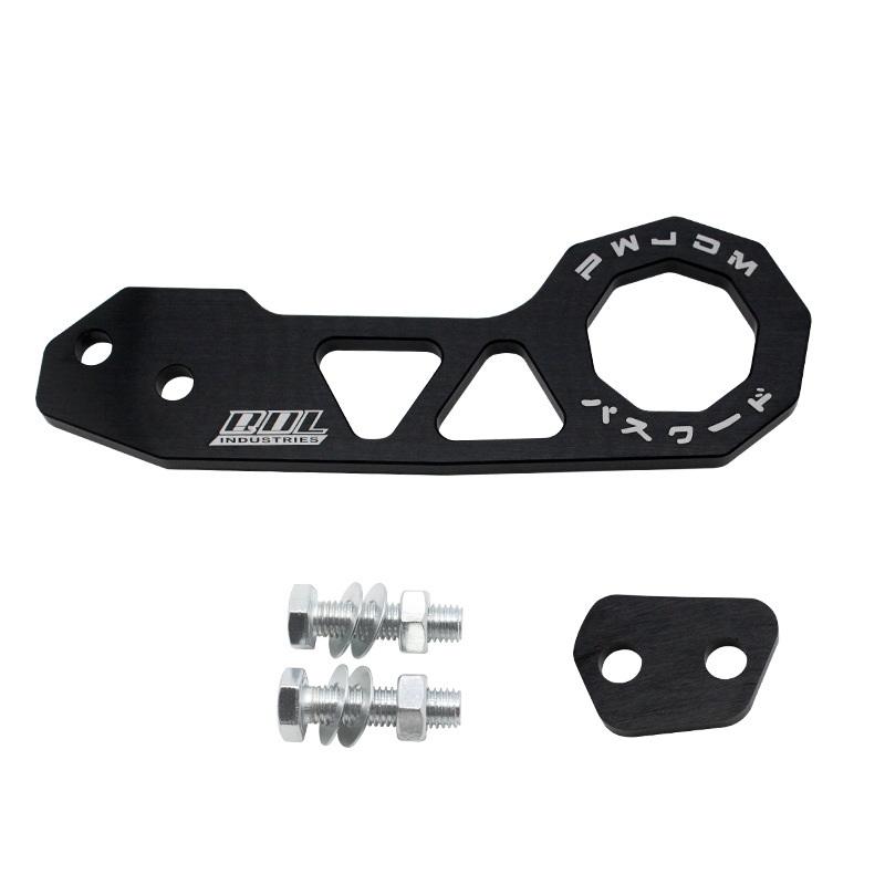 1 Set Universal Aluminum Alloy Rear Tow Hook Racing Rear Tow Hook Rhombic Towbar Towing Tools For Civic Fit Jazz Gk5