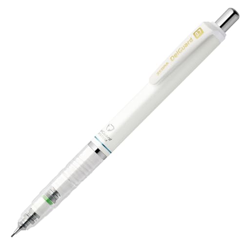 Zebra Mechanical Pencil Delguard 0.7mm White P-MAB85-N2-W