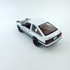 Toyota AE86 Concept Sports Car 1:24 Scale Diecast Miniature Model - Black & White, 1pc