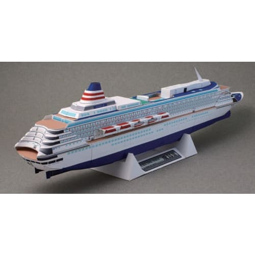 3D Sestavitelný papírový model Asuka Výletní loď Měřítko 1/800 (II)