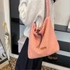Vintage Women Handbag Women Fluffy Simple Shoulder Bag for Shopping