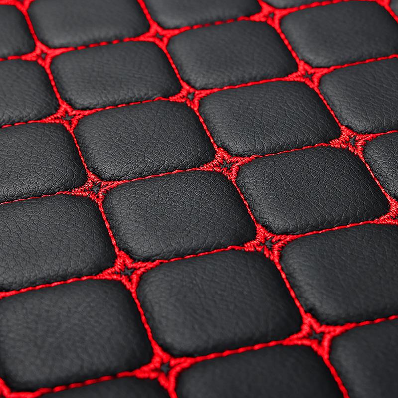 Cushion + Cushion Pu Leather Front Single-Seat Four-Season Universal Embroidered Seat Cushion General Dimensions Are Suit