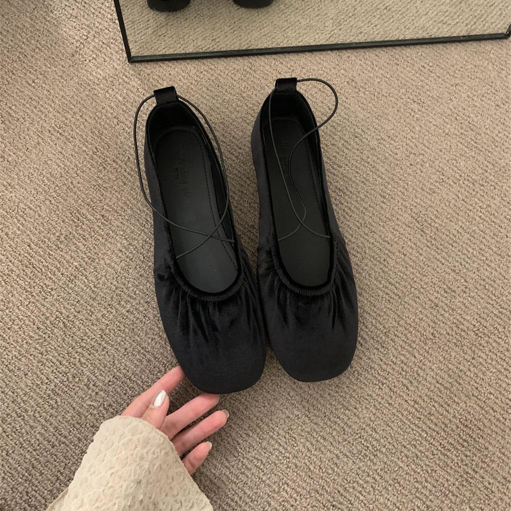 Fashion Bailamos Women Flats Brand Designer Mary Janes Shoes Woman Round Toe Japanned Leather Flats Vintage Narrow Band Loafers Mujer