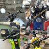 Motocicletă Neagră Oglindă laterală universală de 10 mm Oglindă retrovizoare Anti-cădere Oglindă rotundă pliabilă