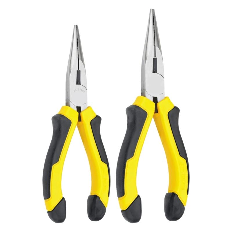 Precisions Metal Jewelry Pliers Tool with Ergonomic Nonslip Grip for DIY Crafts and Small Component Repairs