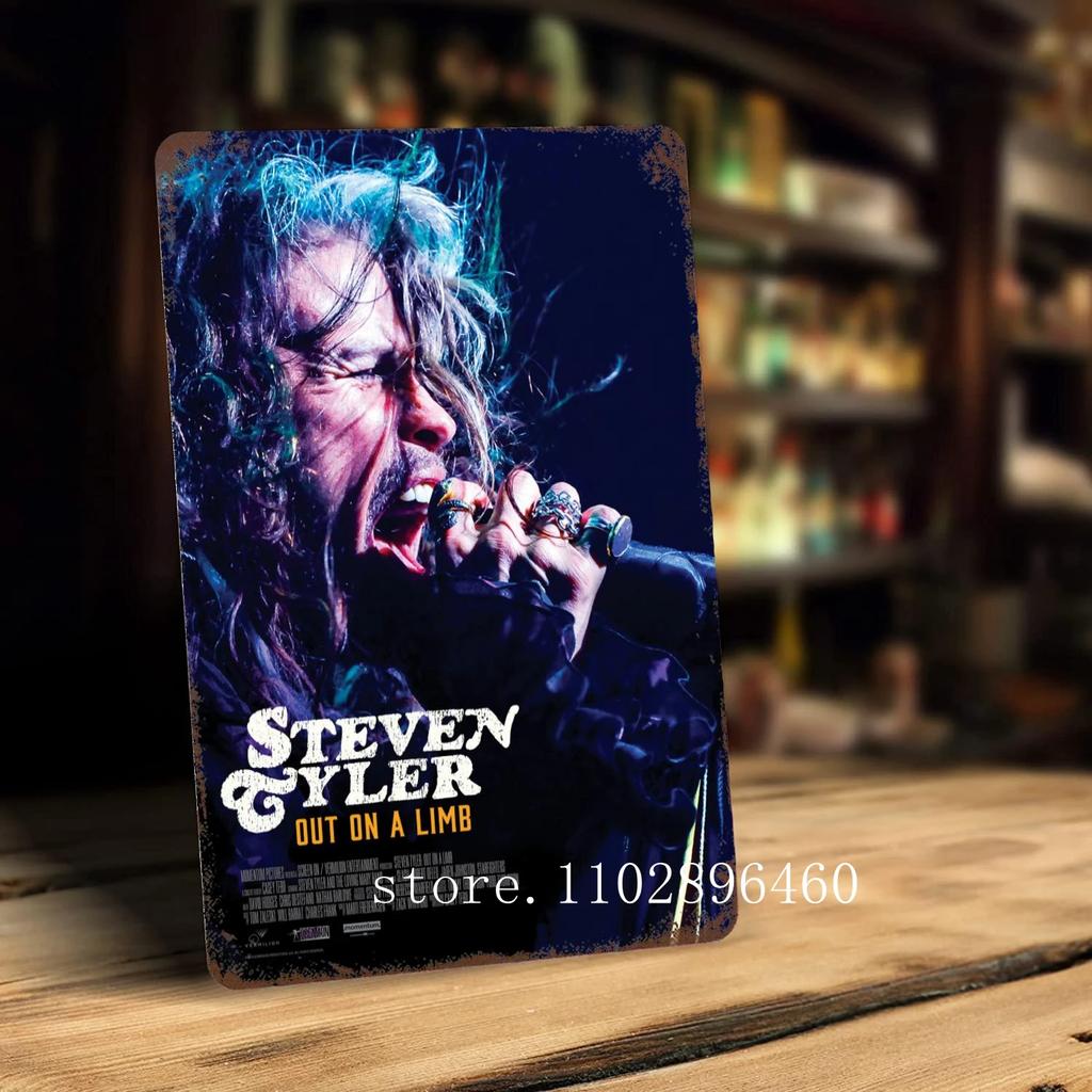 Steven Tyler Metal Plaques & Signs wall decor Vintage Tin Signs Captain Metal Poster Decor for Bar Pub Club Wall Decoration