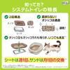 Those Switching from Clumping Cat Deodorizing Cat Litter Box Set with Approximately 1 Supply of Cat Litter and Simple Design In Natural and Easy To
