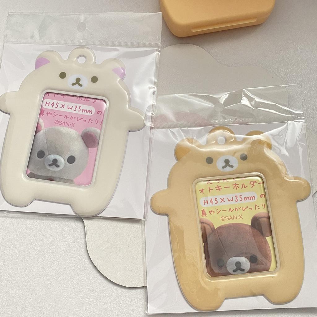 Kawaii Baby Bear Shaped Pocard Holder for 3inch Po Cute Bear Po Sticker Purikura Holder Anime Goods Card Goo Card Case
