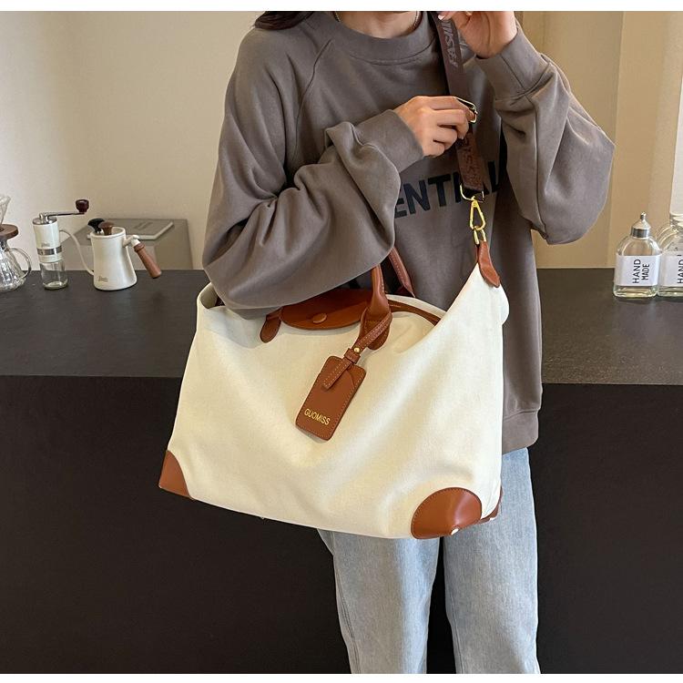 High Quality Wear-resistant Oxford Travel Bag Spring New Large Capacity Crossbody Touring Bag Unisex Portable Handheld Luggage Bag Leisure Fitness Bag