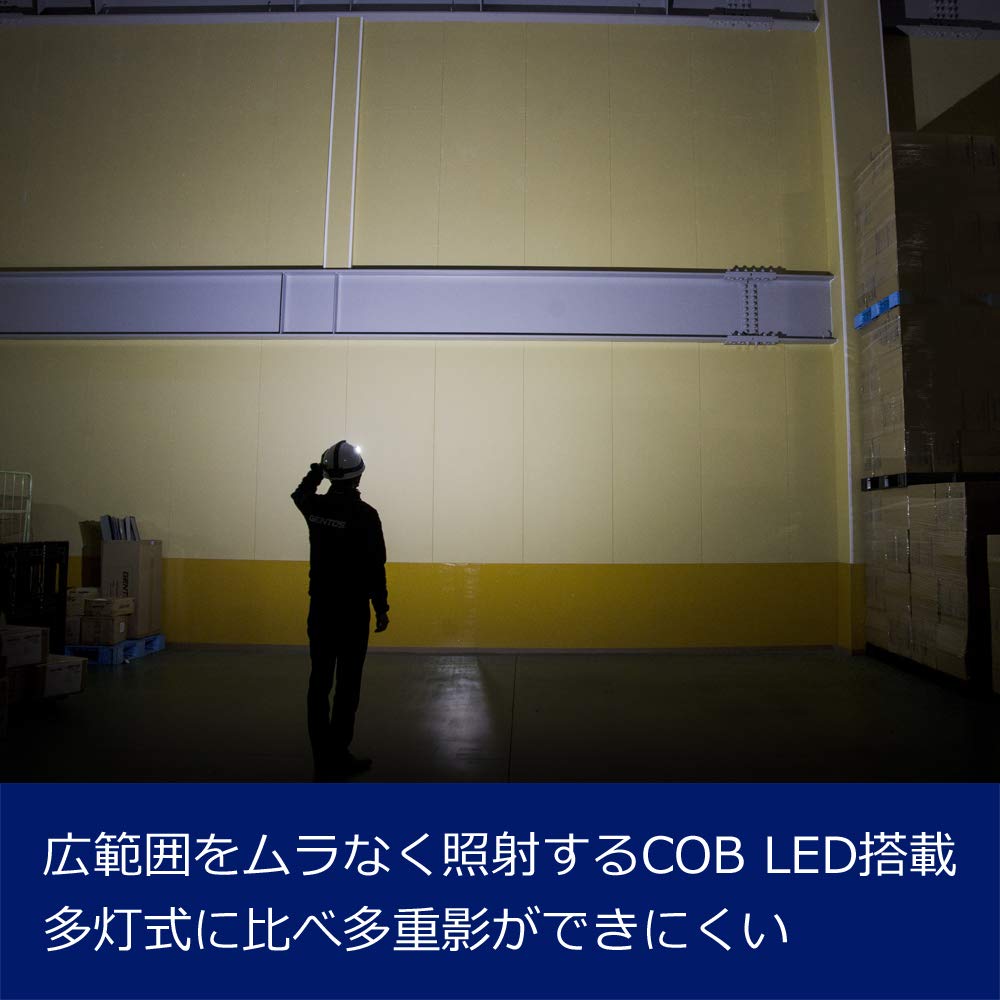 GENTOS LED Headlight, USB Rechargeable (with Dedicated Rechargeable battery/AA Battery), 600 Lumens, NRX-180H COB Light