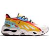 New LiNing Chunky Sneakers Women's Low Top Yellow/Red AGLN072-11