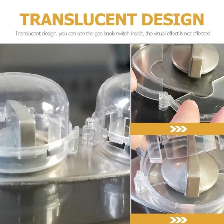 6 Stück Herdknopfabdeckung Kindersicherheits-Gasschutz Ofenschutz Hitzebeständig Kindersichere Ofenknopfabdeckung