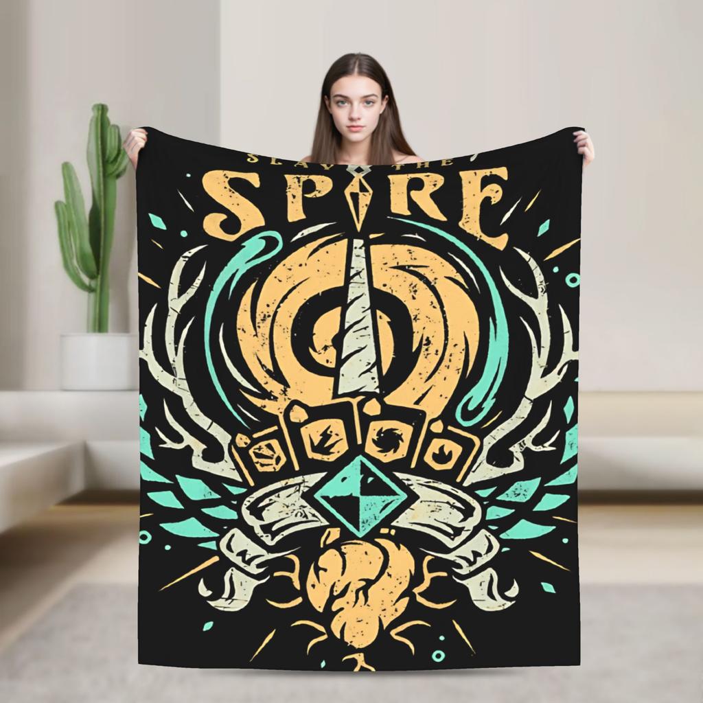 Slay the Spire 2 Games Warm Blanket  Girls Boys Plush Throw Blanket Comfortable Bedroom Flannel Bedspread Sofa Bed Cover