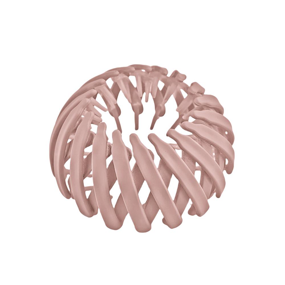 Luipaardprint Vogelnest Haarstyler: Veelzijdige Haarklem & Paardenstaart Elastiek