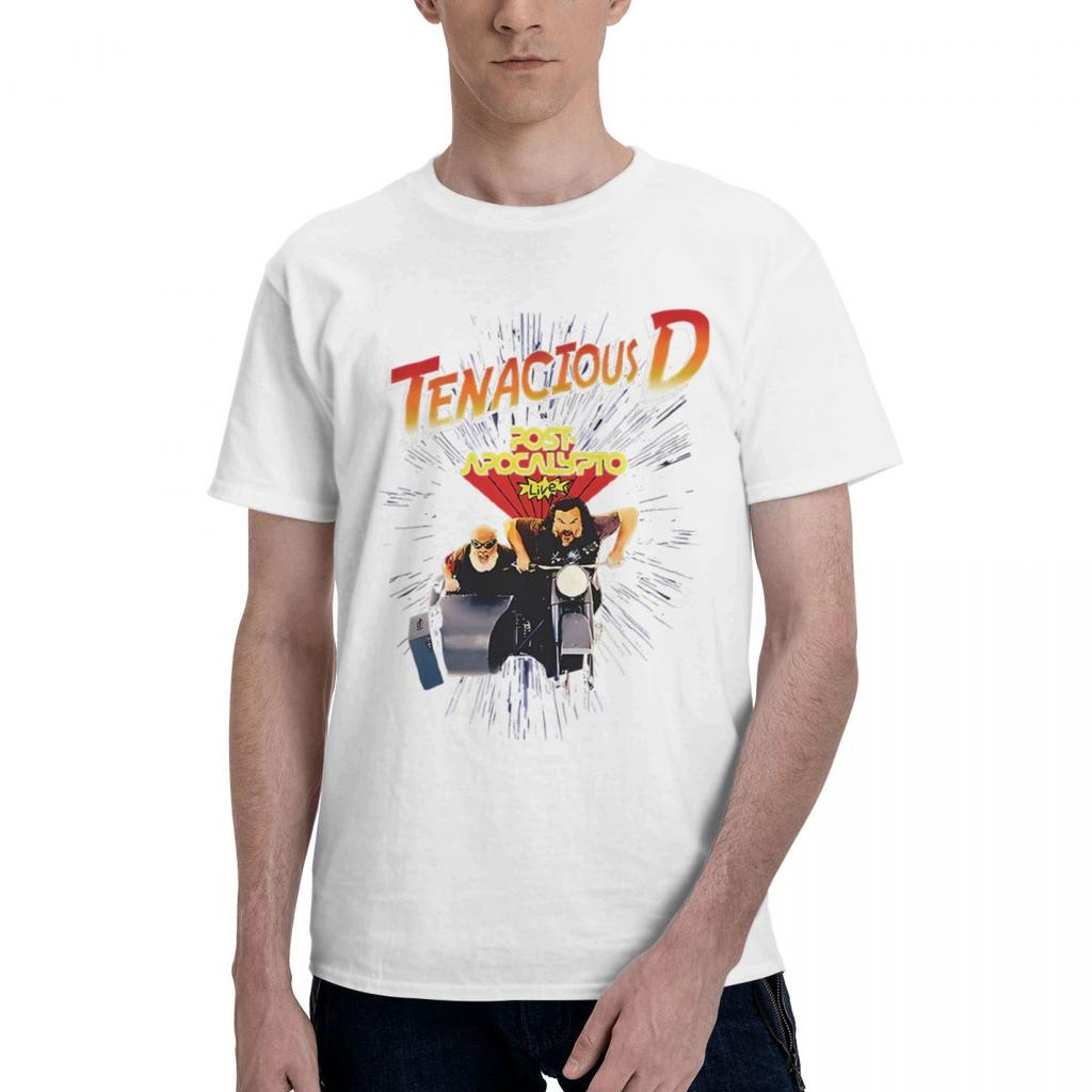 Tenacious D Motocyklové turné 100% bavlna Ležérní Prodyšné Pohodlné Tričko Vysoce kvalitní Pánské oblečení Tričko Pánské