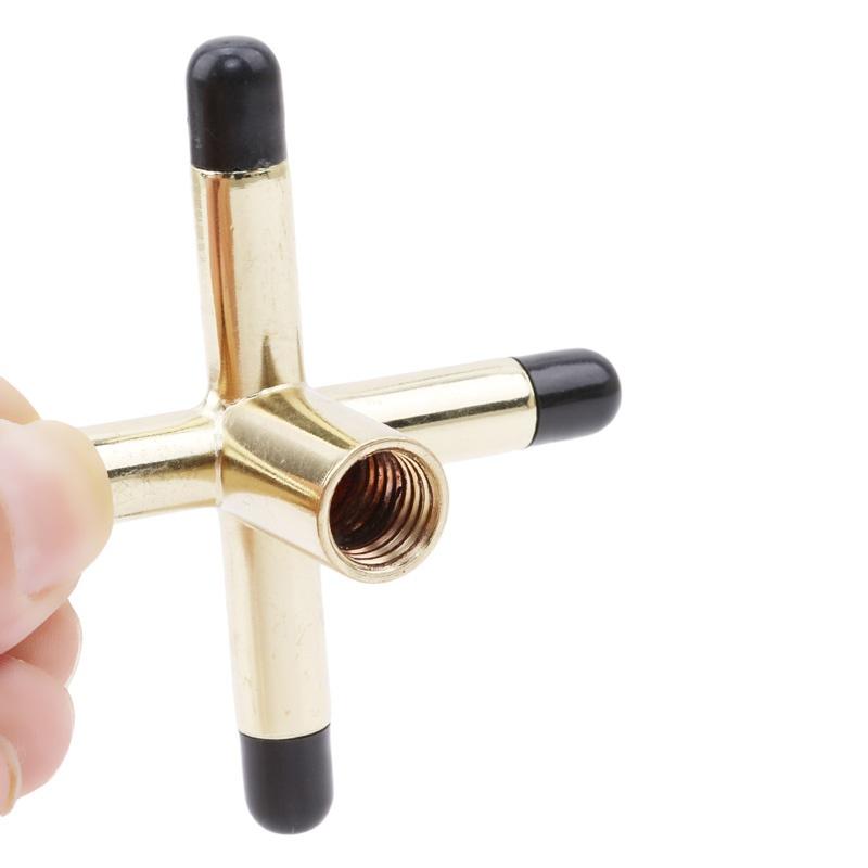 2PCS Snooker Billiards Copper-Plated Metal Cue Rack Bridge Billiards Cross Rod Holder Pool Cue Stick Frame Pole Rack