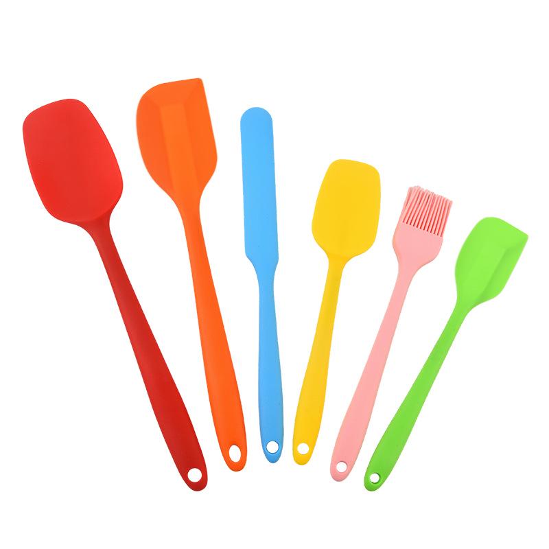 Silikon 6-delt slikkepottsett – Varmebestandige, non-stick kjøkkenredskaper for baking og matlaging