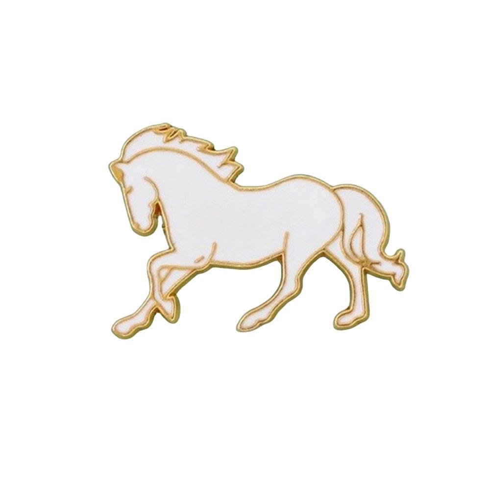 Новые сверкающие броши-лошади со стразами Элегантные броши-лошади в движении Декоративные булавки-броши с жемчугом Ювелирные аксессуары