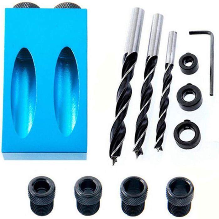 Drilling Jig - YNKKVRE - 15 Degrees - 6/8/10 Mm Adapter - Metal and Plastic - Wood Precision