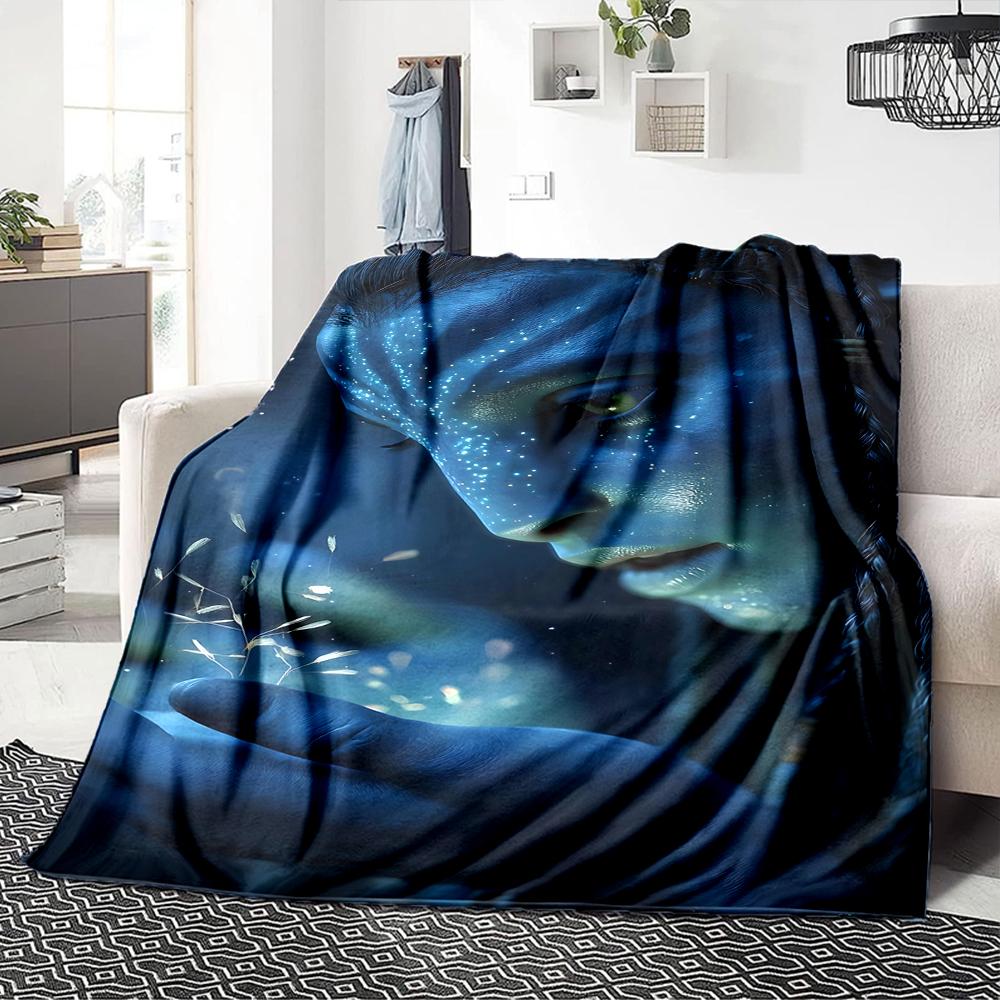 1Pc Avatar'S Ethereal Journey Blanket For Couch Bed Plush Cozy Fuzzy Blanket Super Soft Warm Blankets For Fall And Winter 0918278