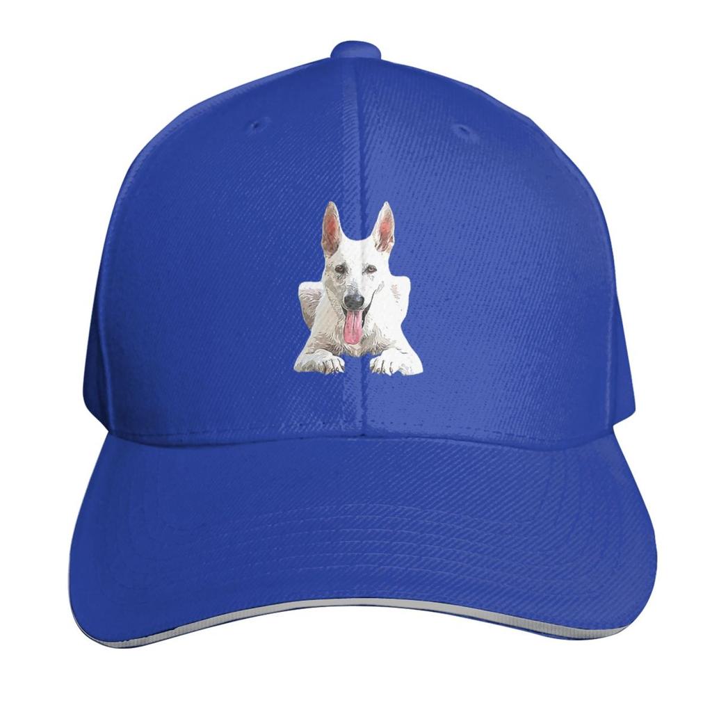 White German Shepherd Cap Fashion Casual Baseball Caps Adjustable Hat Hip Hop Summer Unisex Baseball Hats Polychromatic