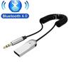 Bluetooth 6.0 Aux Adapter Wireless Car Bluetooth Receiver USB To 3.5mm Jack Audio Music Mic Handsfree for Car Kit Speaker