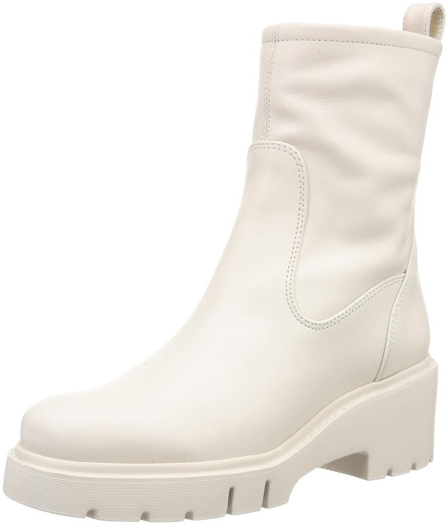 Chelsea Boots Tank Sole Short Boots Ivory [Unisa]