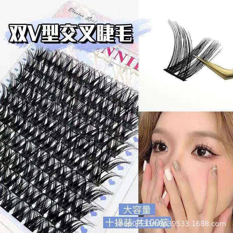 5D Voluminous Curly Fluffy Single Bundle Self-Eyelash Extensions 10-14mm