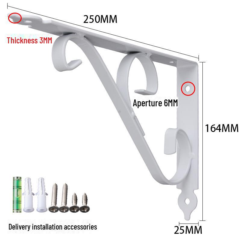 Thickened Iron Triangular Marble Countertop Support Bracket