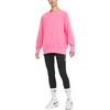 Nike Sweatshirts Women's Pink Crew Neck Moderate Regular DQ5734-684