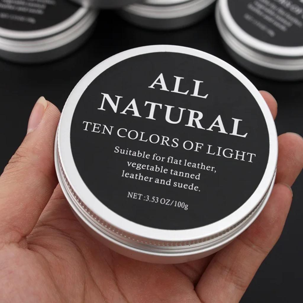 100g Mink Oil Cream For Leather Shoes Bags Leather Care Cream Leather Maintenance Cream Leathercraft Accessories