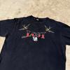 Vintage Streetwear Lost TT-Shirt Mens Medium Black Faded