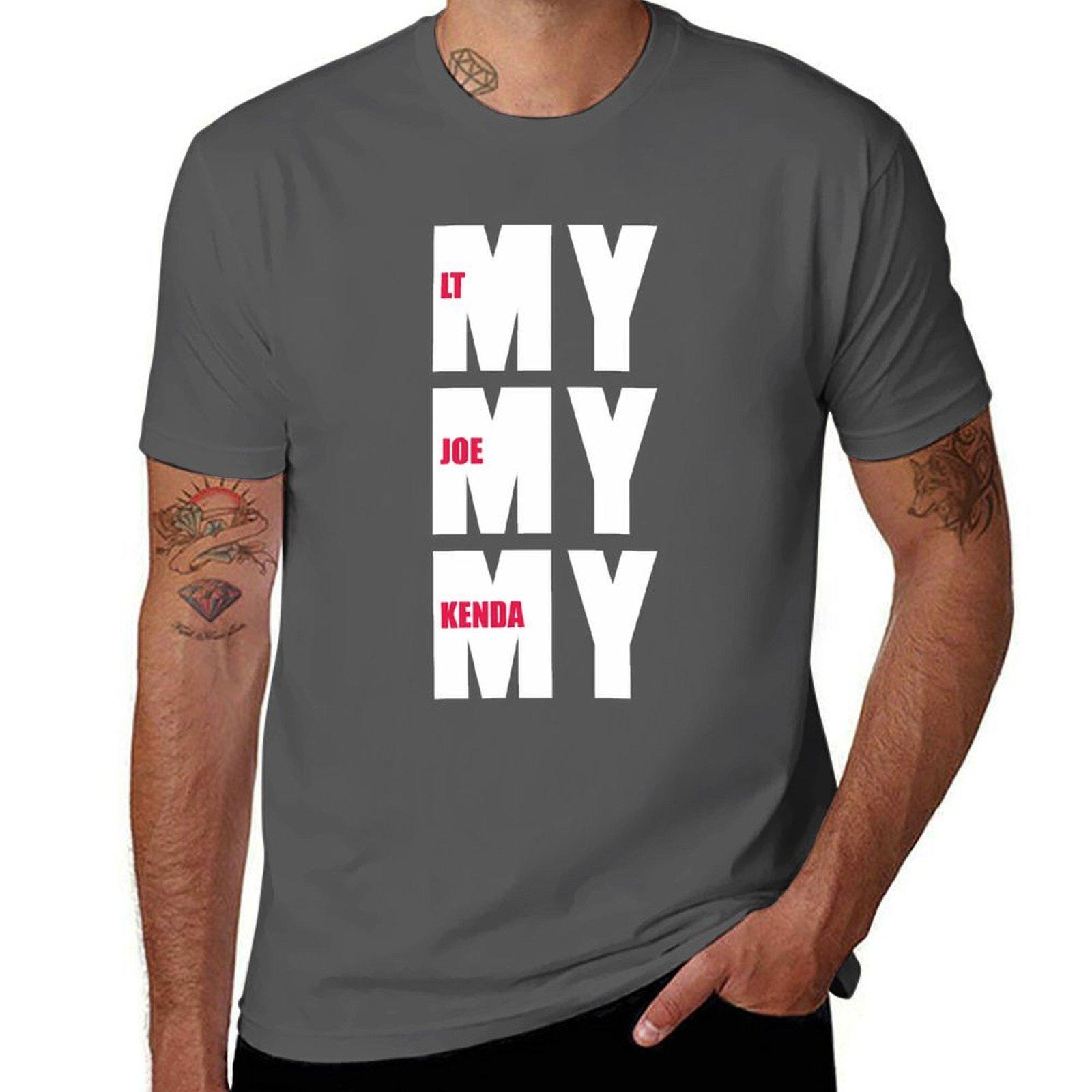 

Для мужчин женщин Мой Джо Кенда Подарки на день рождения Футболка футболки для мужчины графическая смешная футболка для мужчины базовая футболка Футболка 4XL