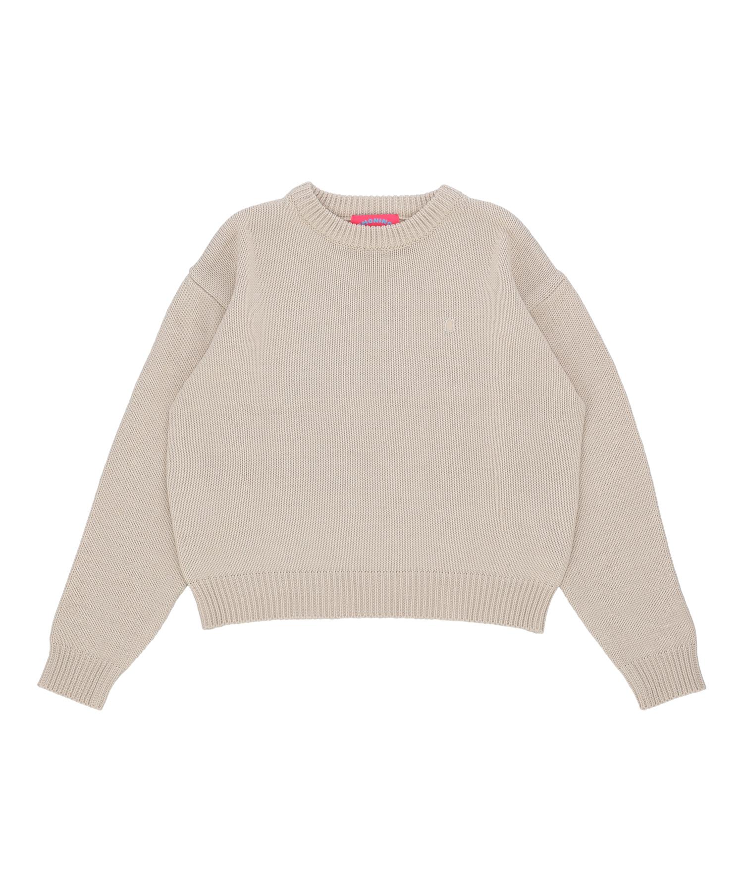 Comoni Nose Basic Knit Pullover [Ivory] Ivory/S