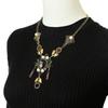 Pendant Ethnic Tassel Necklace Pearl Rhinestone Necklace Women Ethnic Style Forehead Chain  Girls