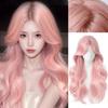 Peruci Sintetice Roz la Modă Peruci Elegante Cosplay Lolita Perucă Lungă Ondulată Creț Joc de Rol