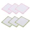 6/12Packs Cute Sticky Notes 75x75mm 50Sheets/Pack Sticky Notes Self-Stick Notes Pads with Lines Office Message Stickers 4Colors
