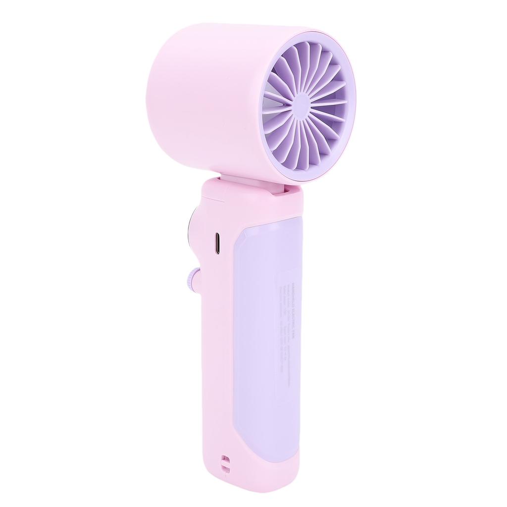 Ice Cooling Handheld Fan USB Rechargeable 1 199 Speeds LED Digital Display Long Battery Life Turbo Fan with Cooling