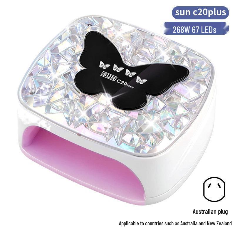 256W High Power UV/LED Dual Light Nail Curing Lamp
