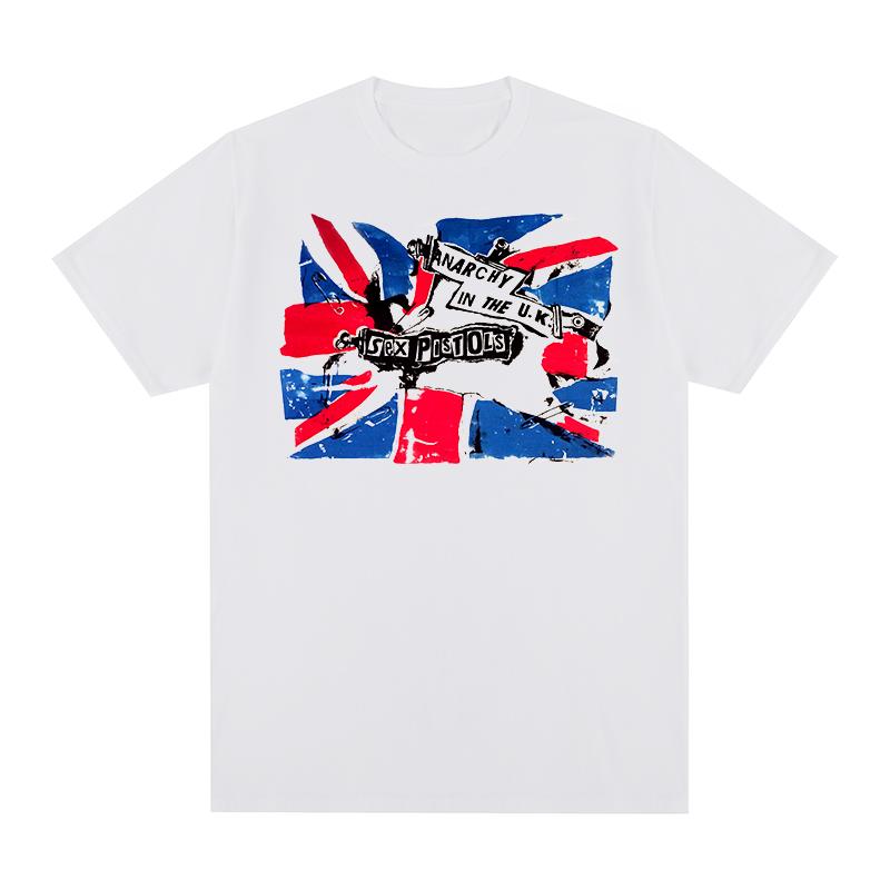 Sex Pistols Vintage Tshirt Punk Punk Sid Vicious American Trendy Cool Cotton Unisex T Shirt New Tee Tshirt Womens Tops
