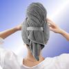 Large Hair Towel Wrap For Women, Soft Microfiber Hair Towel For Curly Hair, Fast Drying Hair Turbans With Elastic, 26.3" X 40"
