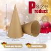 A96I-Paper Mache Cones 10PCS 10 X 4 In Open Bottom, Paper Cone For DIY Art Projects, Christmas Gnomes, Christmas Tree