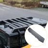 Deflector de Viento para Baca de Techo Carenado de Acero Ajuste Universal Reduce el Ruido del Viento para Barras y Portaesquís de Techo de Vehículo