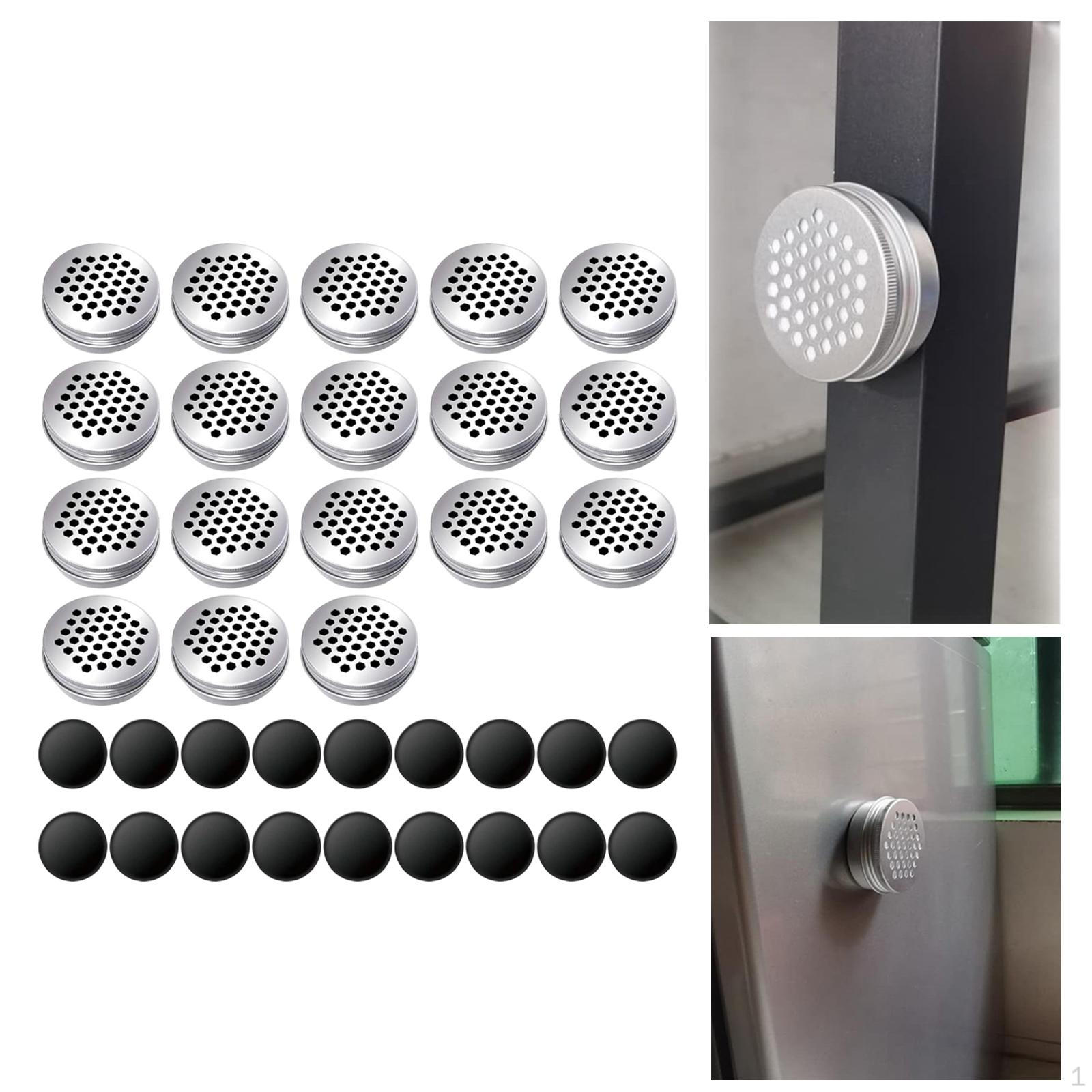 

18Pcs Dog Scent Training Tin Round Food Containers Aluminum Can with Lids Portable Reusable Metal