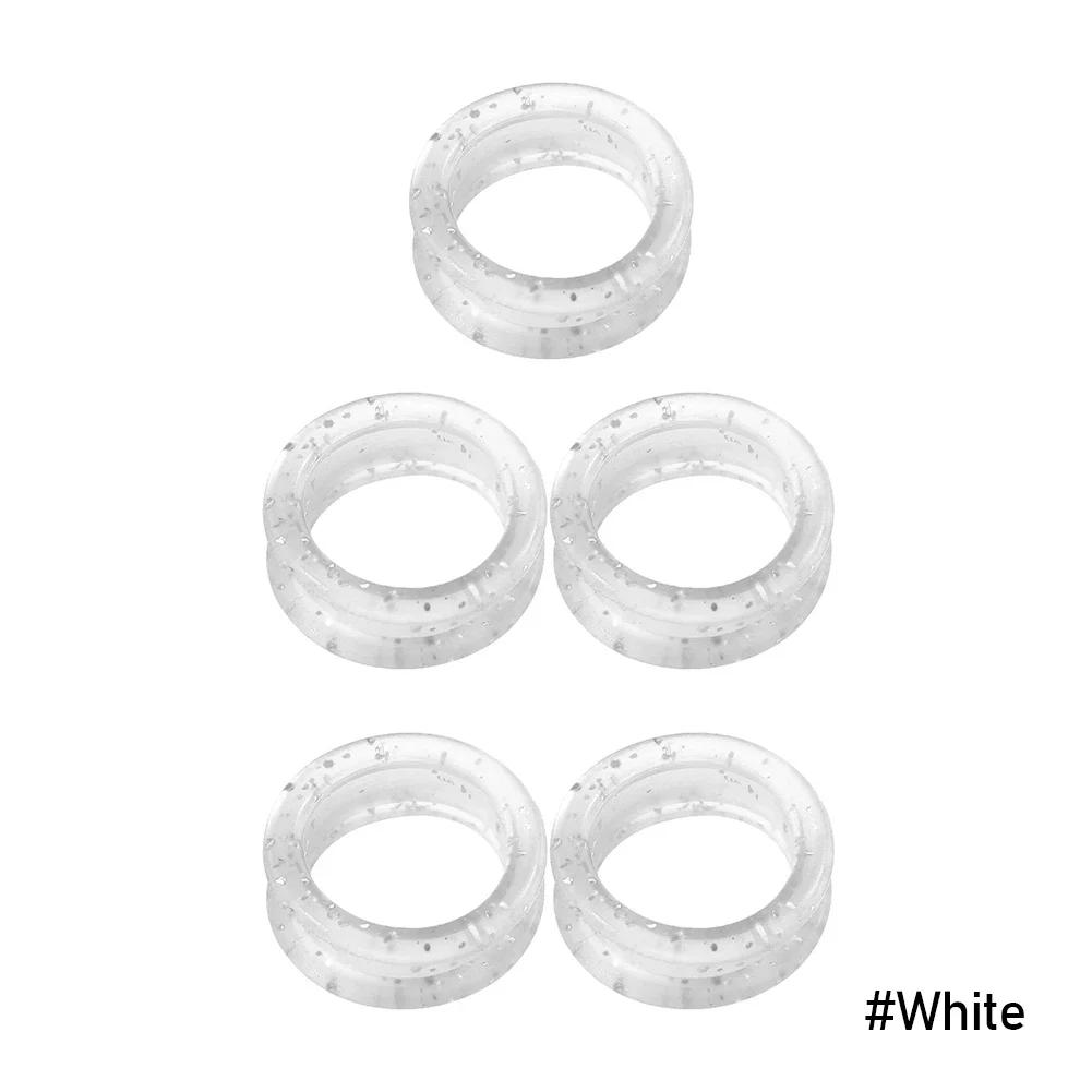 5 Stück Fingerringe Haustierschere Silikon-Fingerringe Friseurschere Silikon-Fingerring Haustierschere Bunter Fingerring