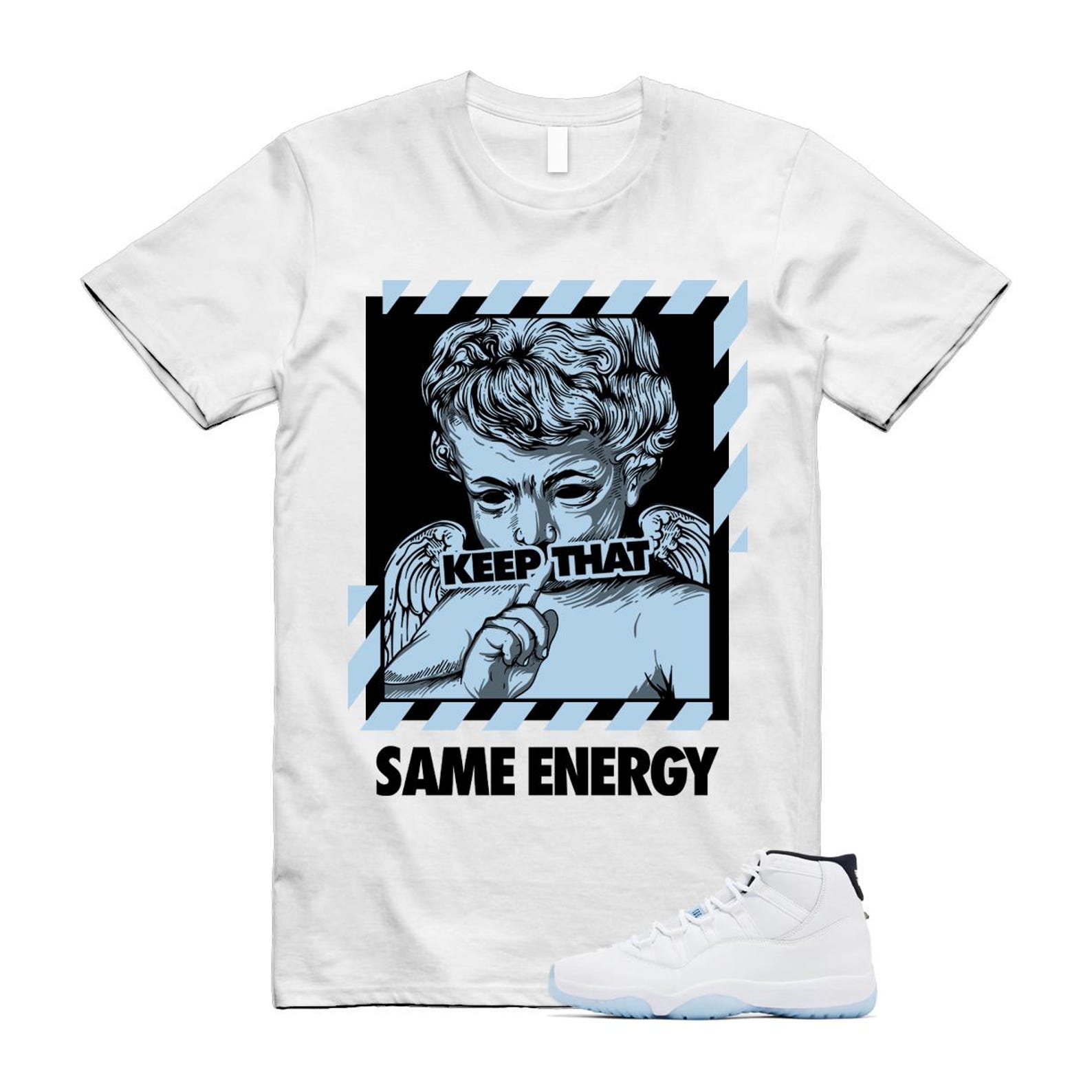 11 Legend Blue White Black 2024 T Shirt Match ENERGY XL