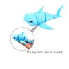 3D Printed Shark With Bad Teeth, Integrated Articulated Joint Movable Toy, Desktop Decorative Gift