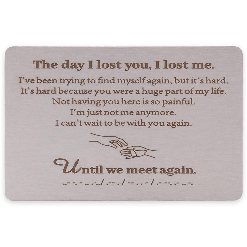 Morse Code Stainless Steel Engraving Steel Brand Bracelet European and American Black Iron Stone Wood Chip Beaded Card Morse Code Bracelet