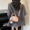 Fashionable Ladies Handbag Cute Semi-Circle Simple Large Atmosphere Single Shoulder Women's Crossbody Casual Small Bag