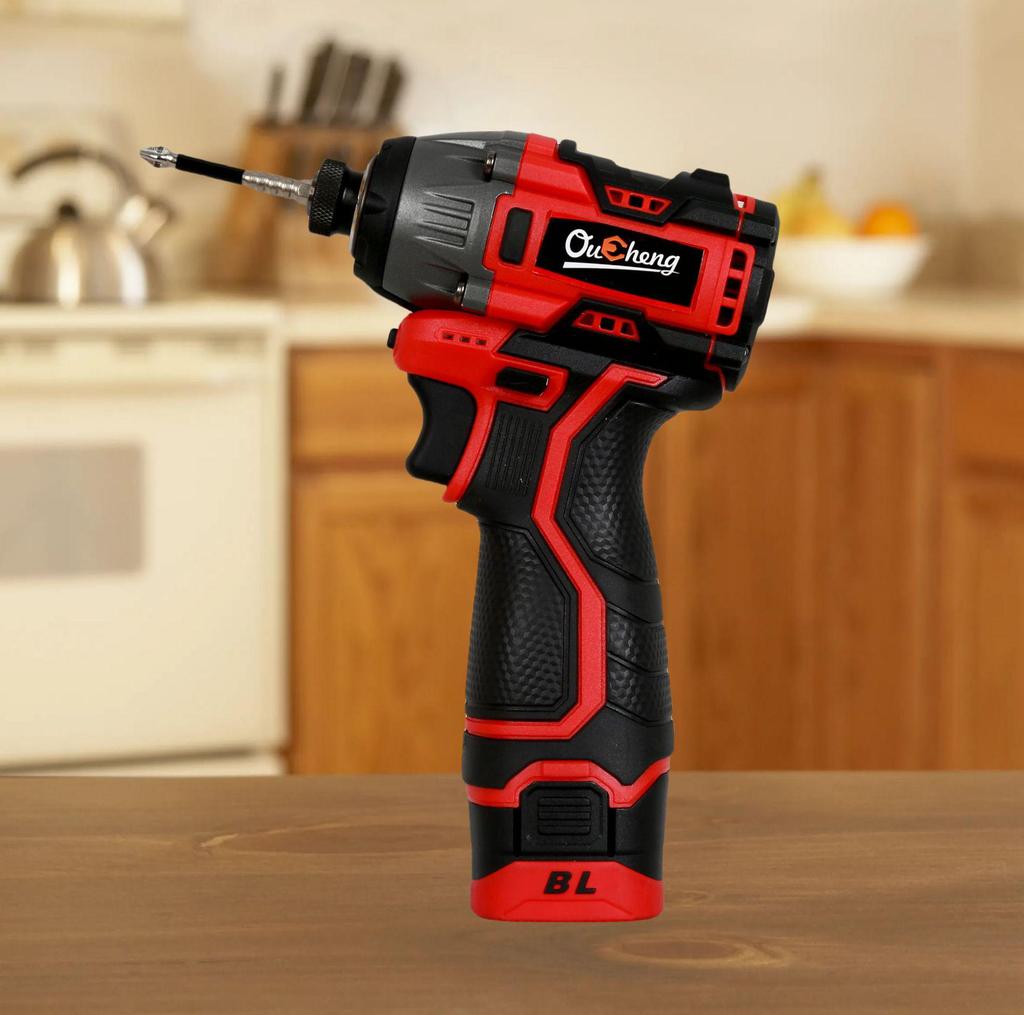 16.8V Cordless Electric Screwdriver & Impact Driver with Makita Plug, Lithium Battery Powered